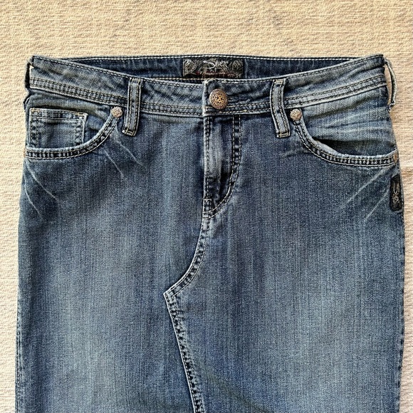 Silver Jeans Denim Maxi Skirt - Picture 9 of 9